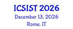 International Conference on Sustainable Information Systems and Technologies (ICSIST) December 13, 2026 - Rome, Italy