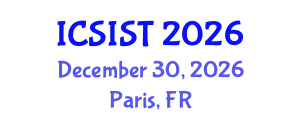 International Conference on Sustainable Information Systems and Technologies (ICSIST) December 30, 2026 - Paris, France