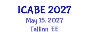 International Conference on Agricultural and Biological Engineering (ICABE) May 15, 2027 - Tallinn, Estonia