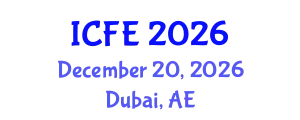 International Conference on Financial Engineering (ICFE) December 20, 2026 - Dubai, United Arab Emirates