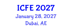 International Conference on Financial Engineering (ICFE) January 28, 2027 - Dubai, United Arab Emirates