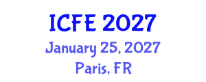 International Conference on Financial Engineering (ICFE) January 25, 2027 - Paris, France