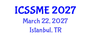International Conference on Service Science, Management and Engineering (ICSSME) March 22, 2027 - Istanbul, Turkey