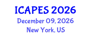 International Conference on Aerospace, Propulsion and Energy Sciences (ICAPES) December 09, 2026 - New York, United States