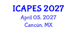 International Conference on Aerospace, Propulsion and Energy Sciences (ICAPES) April 05, 2027 - Cancún, Mexico
