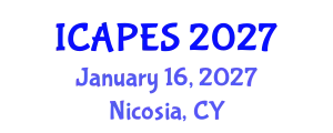 International Conference on Aerospace, Propulsion and Energy Sciences (ICAPES) January 16, 2027 - Nicosia, Cyprus