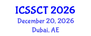 International Conference on Space Science and Communication Technology (ICSSCT) December 20, 2026 - Dubai, United Arab Emirates