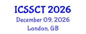 International Conference on Space Science and Communication Technology (ICSSCT) December 09, 2026 - London, United Kingdom