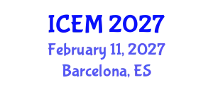 International Conference on Environmental Management (ICEM) February 11, 2027 - Barcelona, Spain