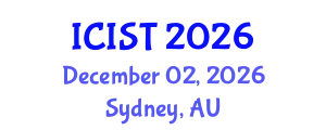 International Conference on Intelligent Systems and Technologies (ICIST) December 02, 2026 - Sydney, Australia