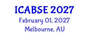 International Conference on Agricultural and Biological Systems Engineering (ICABSE) February 01, 2027 - Melbourne, Australia