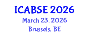 International Conference on Agricultural and Biological Systems Engineering (ICABSE) March 23, 2026 - Brussels, Belgium