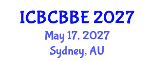 International Conference on Bioinformatics, Computational Biology and Biomedical Engineering (ICBCBBE) May 17, 2027 - Sydney, Australia