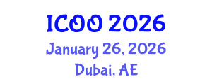 International Conference on Ophthalmology and Optometry (ICOO) January 26, 2026 - Dubai, United Arab Emirates