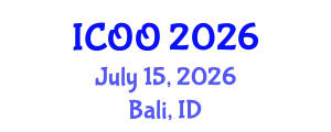 International Conference on Ophthalmology and Optometry (ICOO) July 15, 2026 - Bali, Indonesia