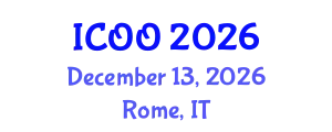 International Conference on Ophthalmology and Optometry (ICOO) December 13, 2026 - Rome, Italy