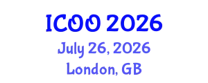 International Conference on Ophthalmology and Optometry (ICOO) July 26, 2026 - London, United Kingdom