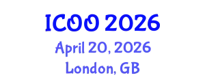 International Conference on Ophthalmology and Optometry (ICOO) April 20, 2026 - London, United Kingdom