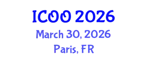 International Conference on Ophthalmology and Optometry (ICOO) March 30, 2026 - Paris, France