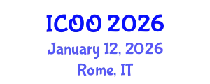 International Conference on Ophthalmology and Optometry (ICOO) January 12, 2026 - Rome, Italy