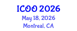 International Conference on Ophthalmology and Optometry (ICOO) May 18, 2026 - Montreal, Canada