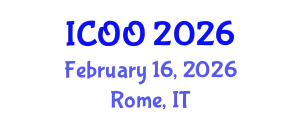 International Conference on Ophthalmology and Optometry (ICOO) February 16, 2026 - Rome, Italy