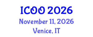 International Conference on Ophthalmology and Optometry (ICOO) November 11, 2026 - Venice, Italy
