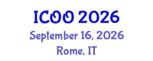 International Conference on Ophthalmology and Optometry (ICOO) September 16, 2026 - Rome, Italy
