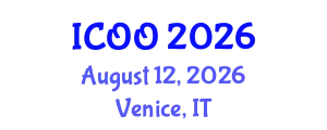 International Conference on Ophthalmology and Optometry (ICOO) August 12, 2026 - Venice, Italy