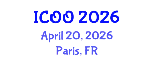 International Conference on Ophthalmology and Optometry (ICOO) April 20, 2026 - Paris, France