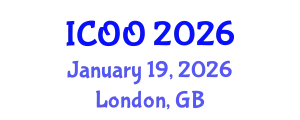 International Conference on Ophthalmology and Optometry (ICOO) January 19, 2026 - London, United Kingdom