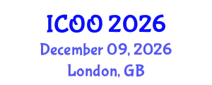 International Conference on Ophthalmology and Optometry (ICOO) December 09, 2026 - London, United Kingdom