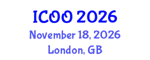 International Conference on Ophthalmology and Optometry (ICOO) November 18, 2026 - London, United Kingdom