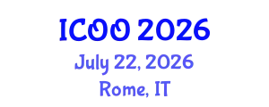 International Conference on Ophthalmology and Optometry (ICOO) July 22, 2026 - Rome, Italy