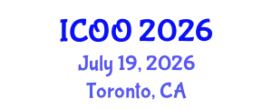 International Conference on Ophthalmology and Optometry (ICOO) July 19, 2026 - Toronto, Canada