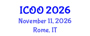 International Conference on Ophthalmology and Optometry (ICOO) November 11, 2026 - Rome, Italy