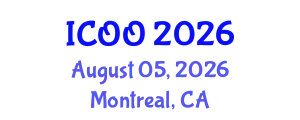 International Conference on Ophthalmology and Optometry (ICOO) August 05, 2026 - Montreal, Canada
