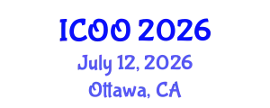 International Conference on Ophthalmology and Optometry (ICOO) July 12, 2026 - Ottawa, Canada
