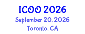 International Conference on Ophthalmology and Optometry (ICOO) September 20, 2026 - Toronto, Canada
