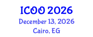 International Conference on Ophthalmology and Optometry (ICOO) December 13, 2026 - Cairo, Egypt