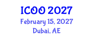 International Conference on Ophthalmology and Optometry (ICOO) February 15, 2027 - Dubai, United Arab Emirates