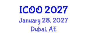 International Conference on Ophthalmology and Optometry (ICOO) January 28, 2027 - Dubai, United Arab Emirates