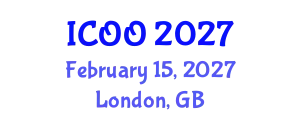 International Conference on Ophthalmology and Optometry (ICOO) February 15, 2027 - London, United Kingdom