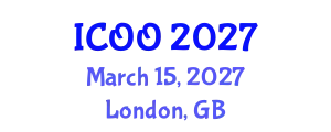 International Conference on Ophthalmology and Optometry (ICOO) March 15, 2027 - London, United Kingdom