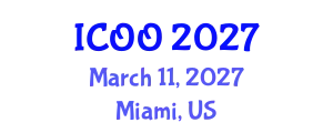 International Conference on Ophthalmology and Optometry (ICOO) March 11, 2027 - Miami, United States