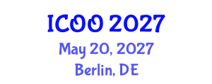 International Conference on Ophthalmology and Optometry (ICOO) May 20, 2027 - Berlin, Germany