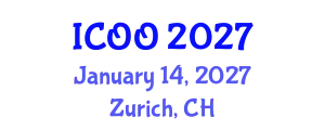 International Conference on Ophthalmology and Optometry (ICOO) January 14, 2027 - Zurich, Switzerland