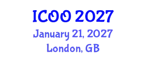 International Conference on Ophthalmology and Optometry (ICOO) January 21, 2027 - London, United Kingdom
