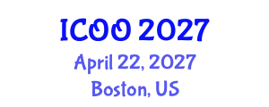 International Conference on Ophthalmology and Optometry (ICOO) April 22, 2027 - Boston, United States