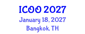 International Conference on Ophthalmology and Optometry (ICOO) January 18, 2027 - Bangkok, Thailand